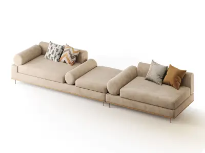Sofa Sallas 3D model
