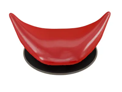 Figurine Lips Vampir Teeth 3D model