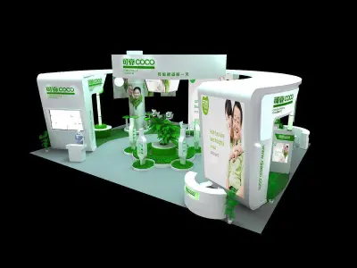Exhibition - Area - 15X12-3DMAX2009-05 3D model