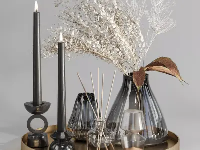 Decorative set06 3D model