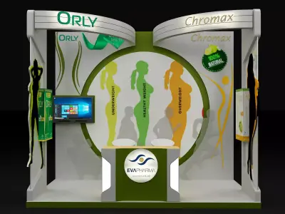 Booth Exhibition Stand a267c  3D model