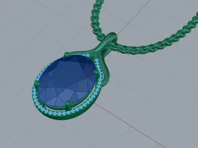 Nice pendant 3D print model