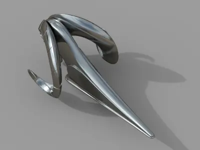 Dodge RAM nameplate 3D model