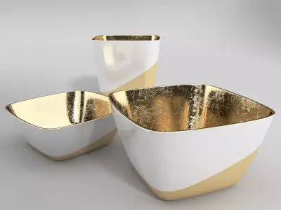 A Set of Minimal Tableware 3D model