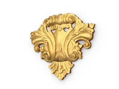 Classic carved decor ornament 486 3D print model