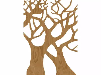 Decorative panel STL 3D model 45