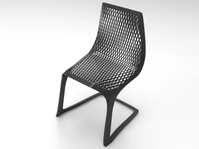Synto Chair Low-poly 3D model