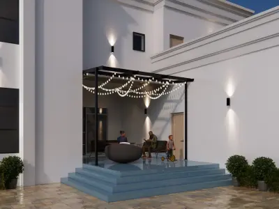 modern villa oman 3D model