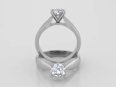 Round 0-75-CT Quarter Round Profile Shank Width 3-25mm 3D print model