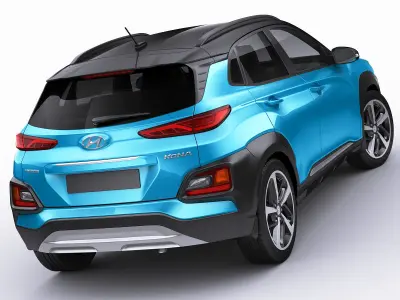 Hyundai Kona 2018 3D model
