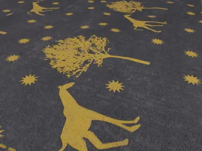 floor rugs  3D model