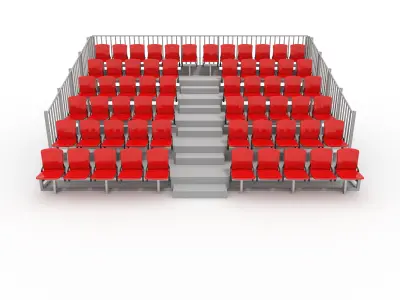 Bleachers 29 3D model