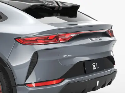 2024 BYD SONG L With Interior 3D model