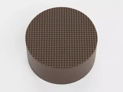 Chocolate Candy V8 - Classic Dark Chocolate Cylinder 3D model