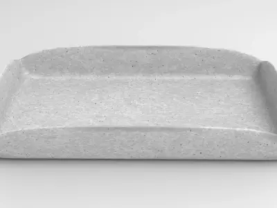 Mol Ashtray Low-poly 3D model