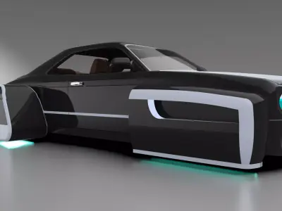 Bentley Brooklands 2055 Upgrd Free 3D model