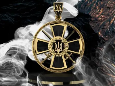 Ukranian Army Emblems 3D print model