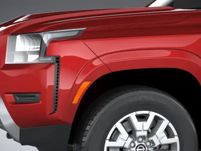 Nissan Frontier KingCab 2022 3D model