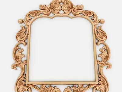 Frames for mirrors and paintings 20 pieces Set-1 3D model