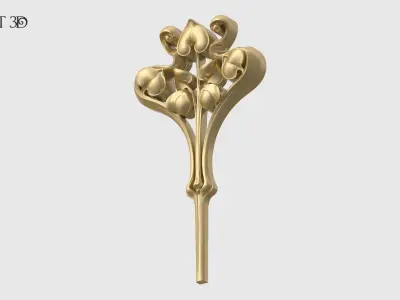 Art Nouveau Decor Set 3D print model