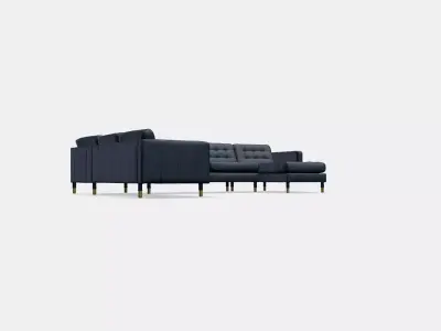 LANDSKRONA Corner sofa 6-seat 6 Low-poly 3D model