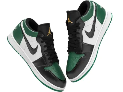 Nike Jordan Low Green 3D model