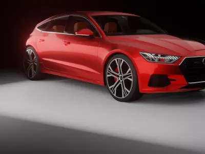 Audi A7 3D model by assits from CGTrader