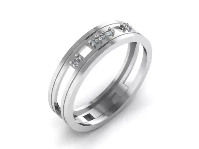 Jewelry Ring 3D print model 31