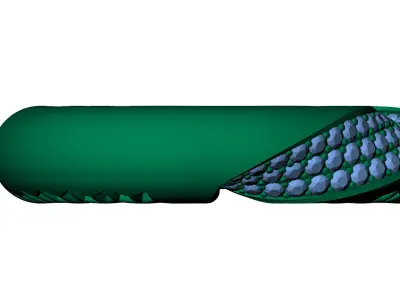 Twist jewelry pendant 3D print model