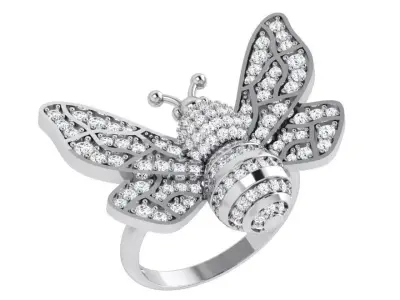 Butterfly Ring 4090 3D print model