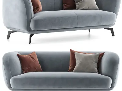 LEOLUX LX sofa Low-poly 3D model