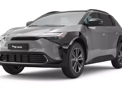 2025 Toyota bZ4X with Interior 3D model