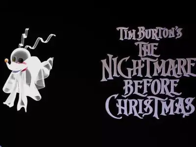 Zero from Nightmare Before Christmas 3D model