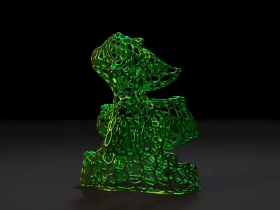 Baby dragon 3D print model
