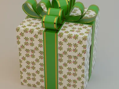 Gift Box Present box Collection 3D model