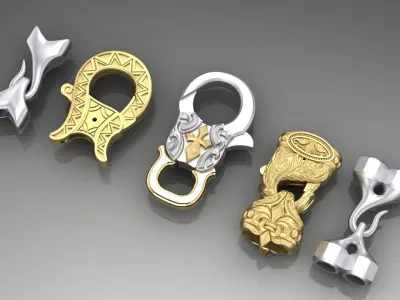 Jewelry Locks 3D print model