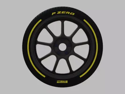 Miniature Konig Countergram Rim and Rim - 3D Print 3D print model