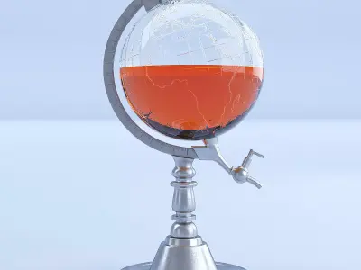 Globe Decanter 3D model