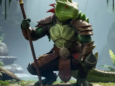 Drathar the Swamp Guardian 3D model