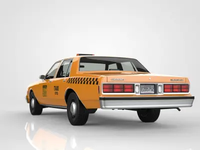 Chevrolet Caprice Classic Taxi 1989 3D model