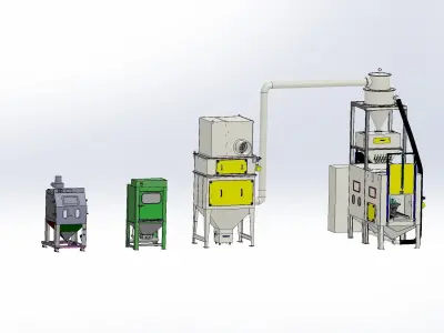 Sand blasting equipment  3D model