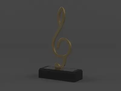 Trophy Cups 3D model 18