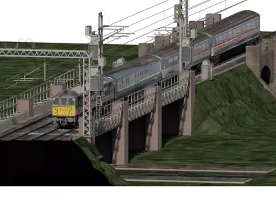 British Rail Class 86 3D model