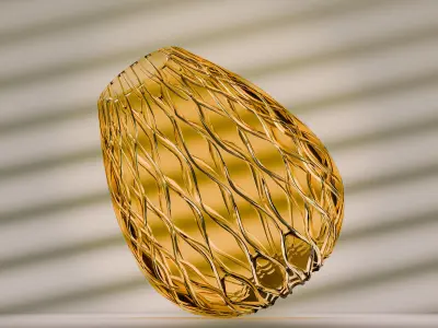 Premium 3D Vase Model - Pure Elegance in Digital Form 3D print model