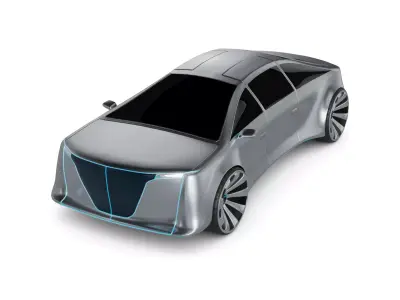 Limousine Car 3D model