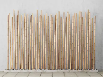 Bamboo decor n19 3D model