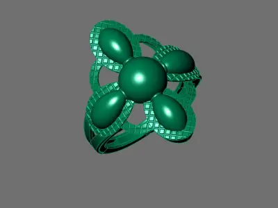 Plain Ring Women Ready STL 3DM Models Womens Rings 3D models 3D print model 73
