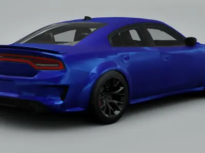 Dodge Charget SRT Hellcat 2022 3D model