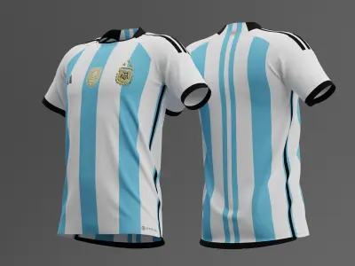 Argentina 2022 Home Jersey 3D model