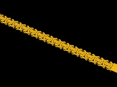 Wrist Chain Link Bracelets 3D print model